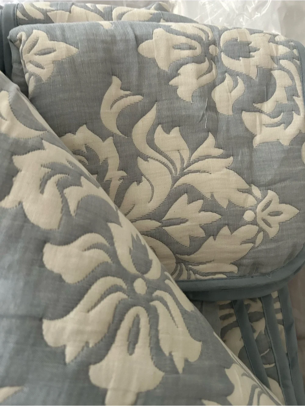 Exclusivo Mezcla Cotton Quilts King Size Blue